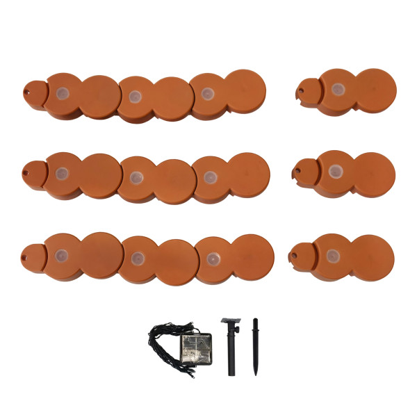 Beetumrandung Nessa Solar Palisade 60tlg Terraco