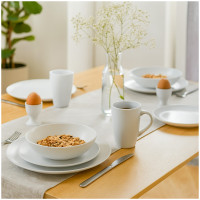 NTK-Collection Geschirr-Set für 4 Personen 20-teiliges Tafelservice in Weiß NTK-Collection Geschirr-Set für 4 Personen 20-teiliges Tafelservice in Weiß