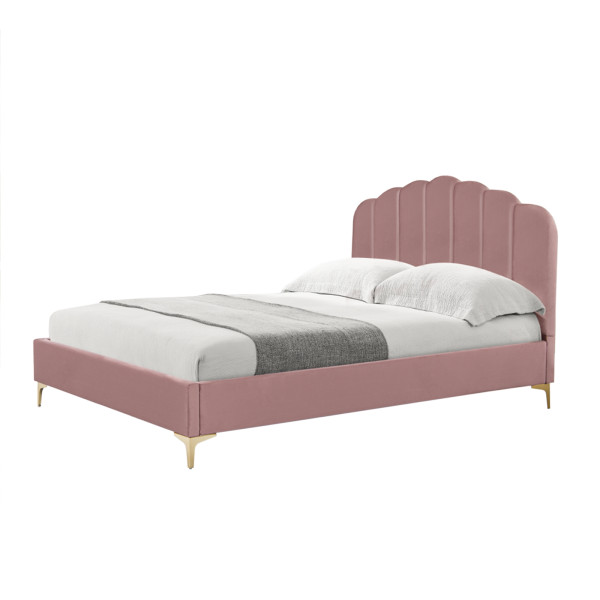 Bett Yoris 140 Pink Polyester