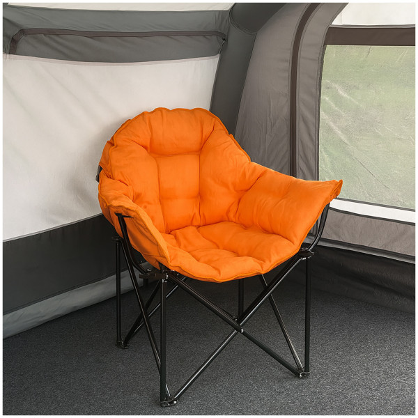 HTI-Living mit weichem Velvet Bezug Klappbarer Komfortsessel