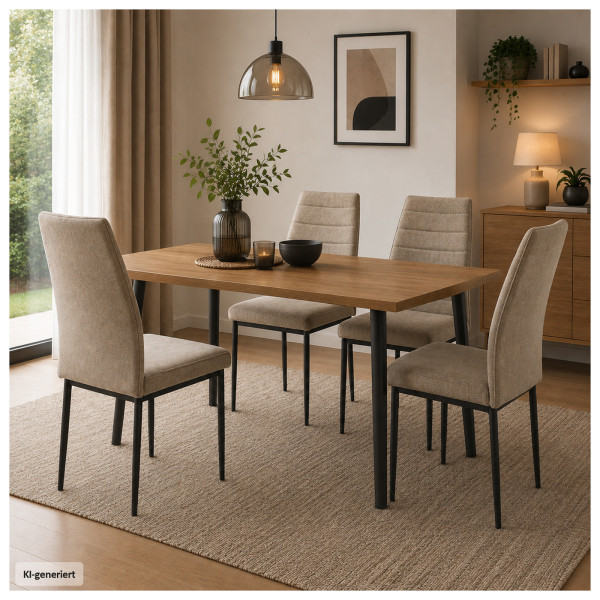 Stuhl Manuel beige