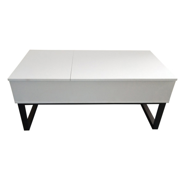 Couchtisch höhenverstellbar Thekla 10855 weiss