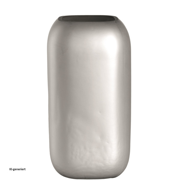Vase 28x15 silber matt Neve
