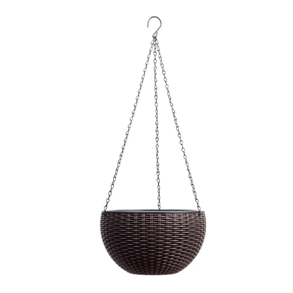 HTI-Living Rattanoptik Braun Blumenampel Nessa