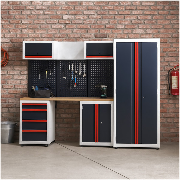 Werkstattwand Havel Schwarz-Weiß-Rot