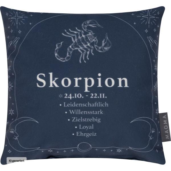 Kissen STERNZEICHEN Skorpion