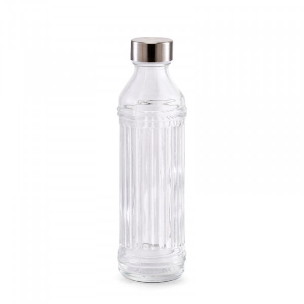 neuetischkultur Rillenprägung Glasflasche, 500 ml