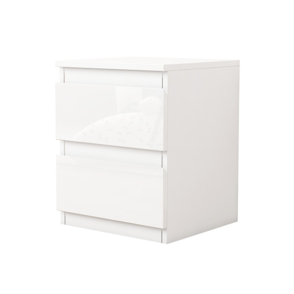 HTI-Living Hochglanz Nachtschrank Kenji