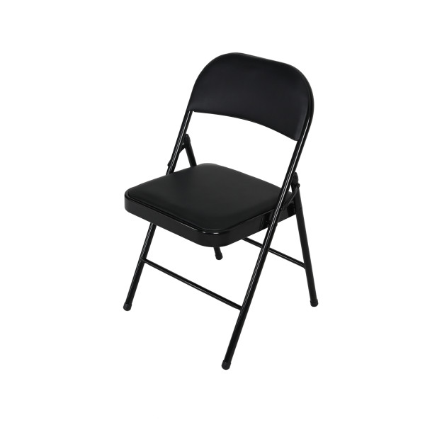 Klappstuhl Wedigo PVC Gestell Schwarz