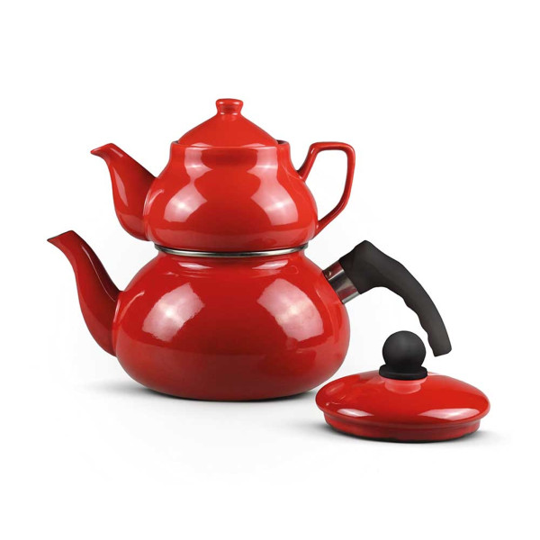 Neuetischkultur Teekocher Metallic Red Teekanne 0,9 und 2,5 Liter