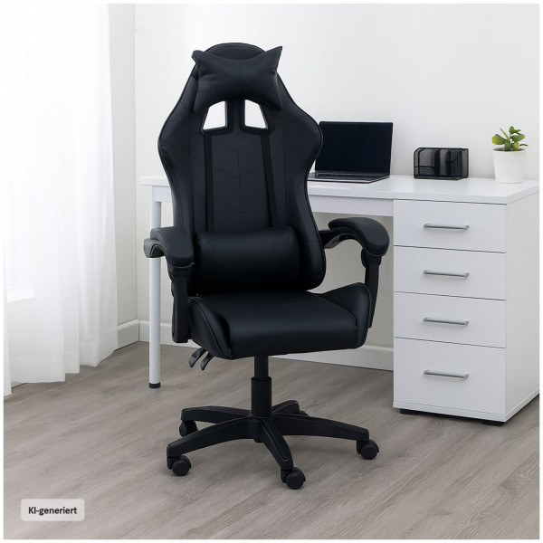 Krit racer gaming chair Schwarz