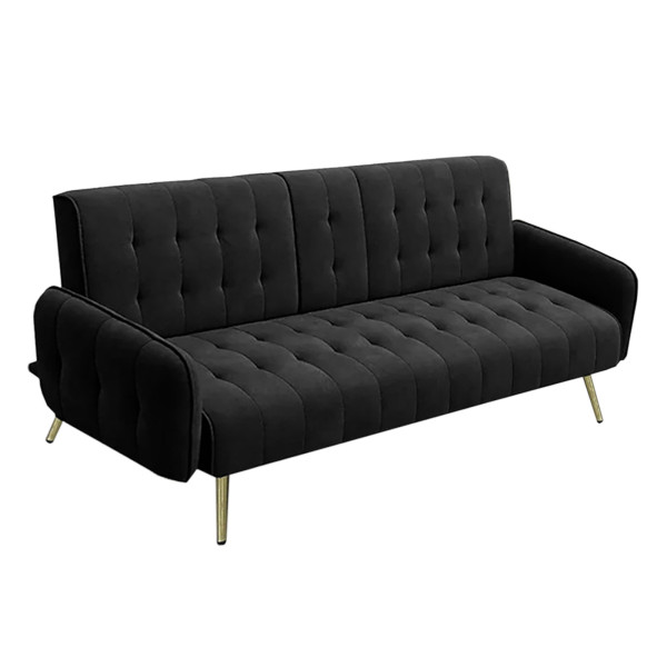 Klappsofa Eris schwarz