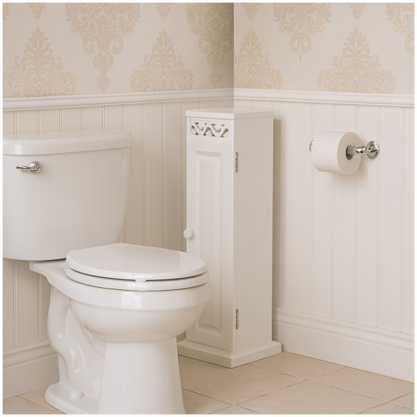 Toilettenpapierschrank Miriam 7585 weiß MDF