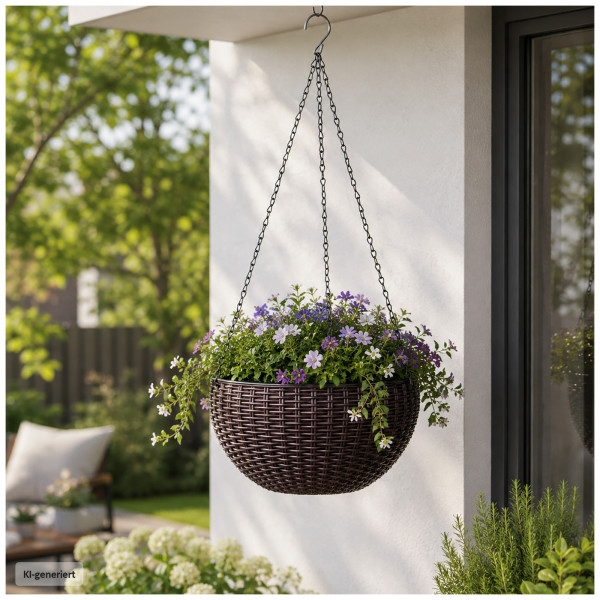 Blumenampel Nessa, Korb, 1teilig,