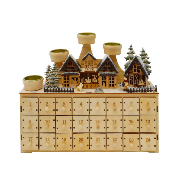 Adventskalender Weihnachtsmarkt zum Selbst befülle