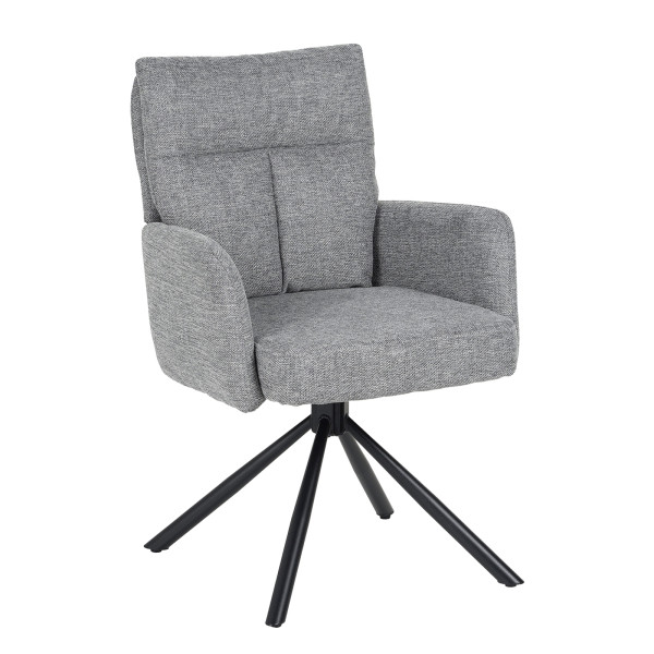 Drehstuhl Kyra hellgrau