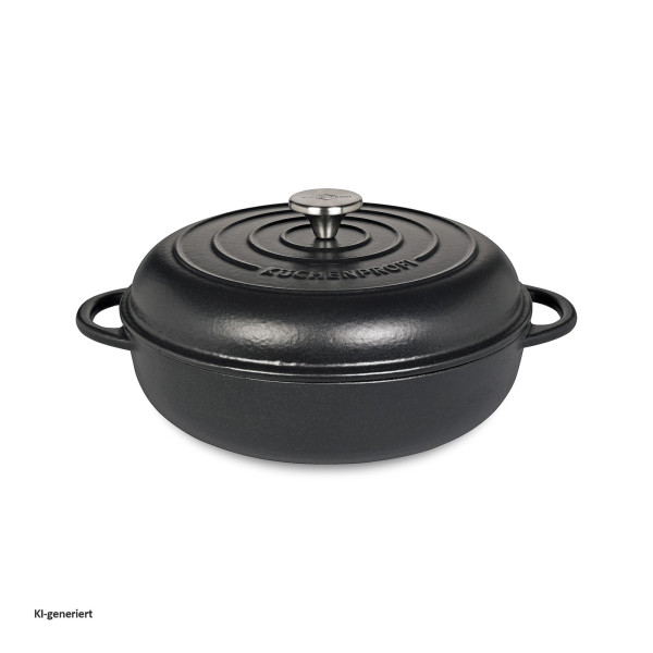 Gourmetpfanne mit hohem Deckel
