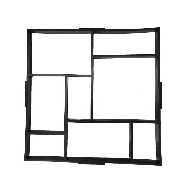 Betongießform Nessa, Edge, 1teilig, schwarz