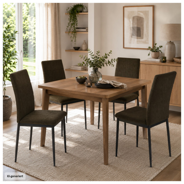 Stuhl Finn braun cord