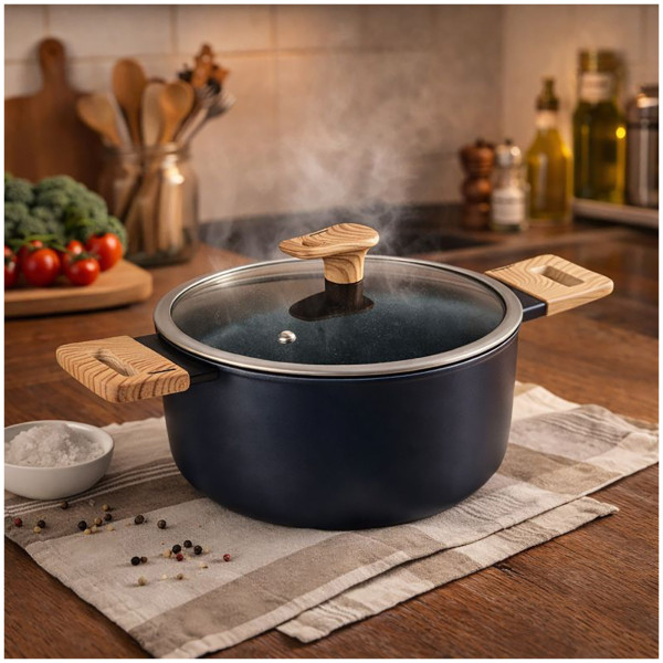 neuetischkultur Maple Wood Bratentopf mit Deckel