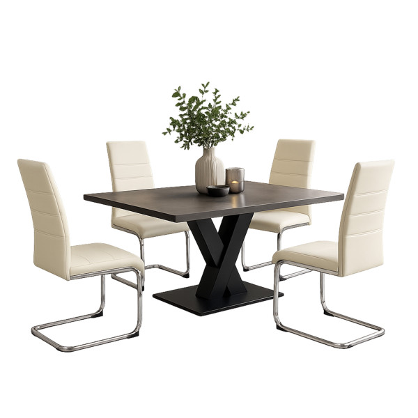 Schwingstuhl SallyC PU Beige