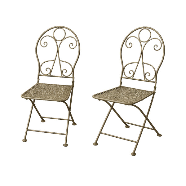 Gartenstuhl 2er-Set Solea Grün