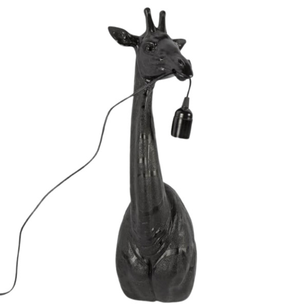 Wandleuchte Giraffe Schwarz EU Stecker 61 cm