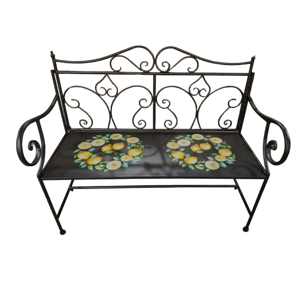 Gartenbank Menton Schwarz