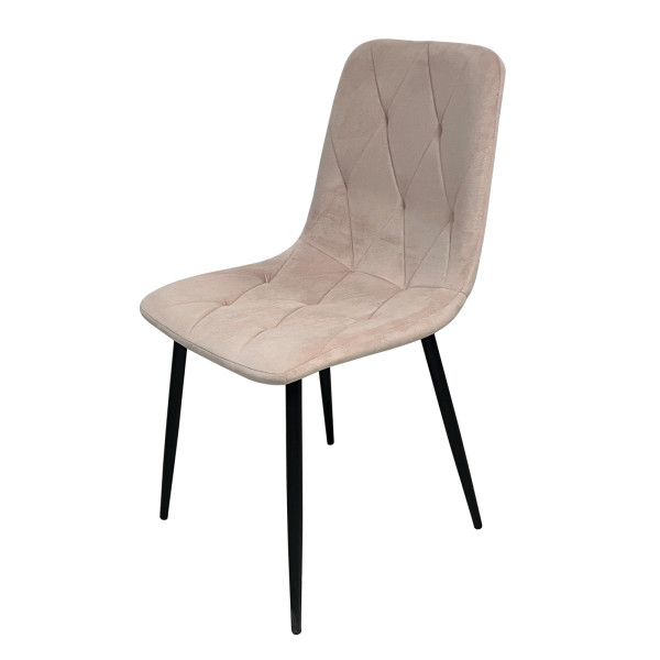 Stuhl Mesa Eco Velvet rosa