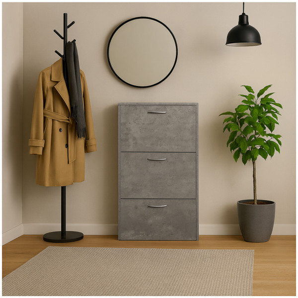HTI-Living Thekla Beton Schuhschrank