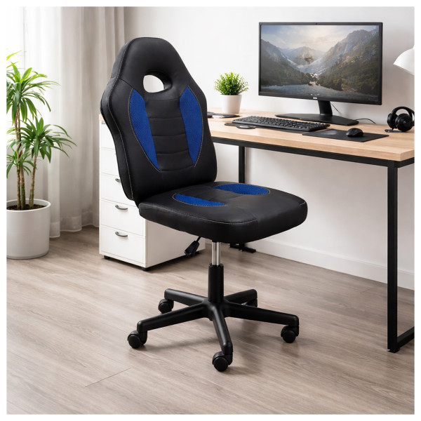 Drehstuhl Daytona Smart schwarz-blau